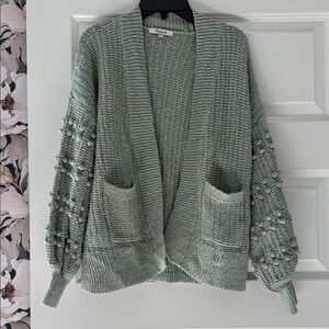Cozy Soft Green Women's Cardigan